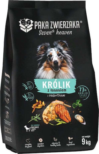 Paka Zwierzaka 9kg Dry Food for Large Breed Dogs Grain-Free & Gluten-Free with Rabbit, Rabbit and Salmon