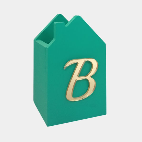 Organizatoare pentru articole de birou și suporturi pentru creioane Homi Verde 8 X 8 X 13 cm