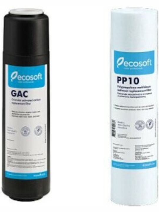 Ecosoft Ανταλλακτικό Φίλτρο Νερού Αντίστροφης Όσμωσης 10" 2τμχ