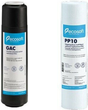 Ecosoft Water Filter Replacement Reverse Osmosis (RO) 10" 2pcs