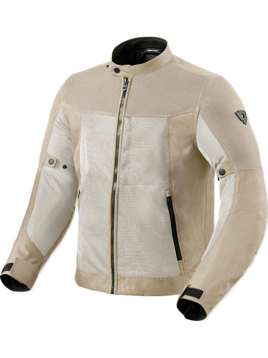 Rev'IT Vigor 2 Sommer Herren Motorradjacke Sand