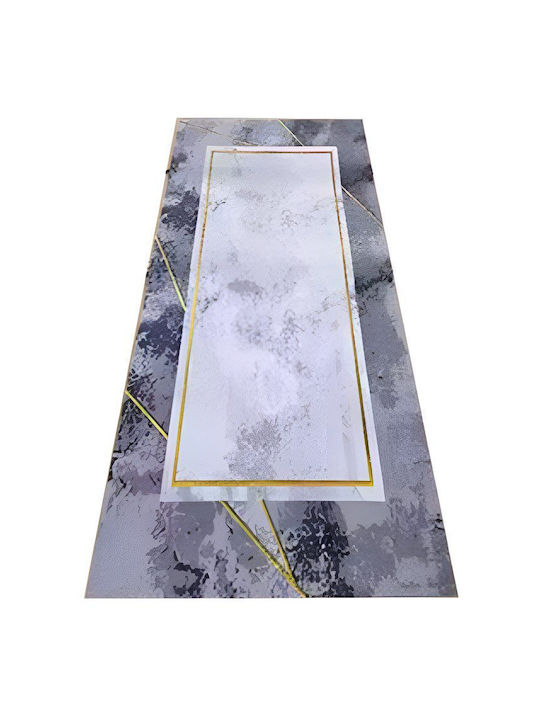 Chios Hellas Kitchen Mat Runner with Anti-slip Underlay Grey 50x115εκ.