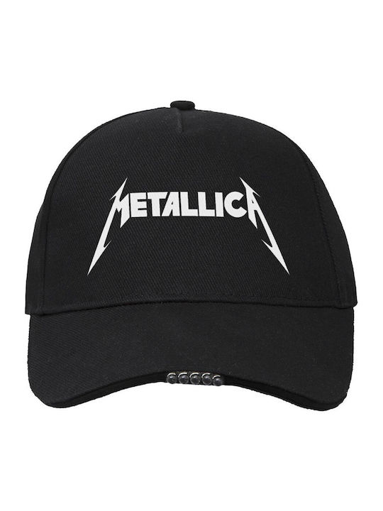 Metallica Work & Activity Cap with LED Light Ideal for Night & Low Light 100% Cotton Adults Unisex
