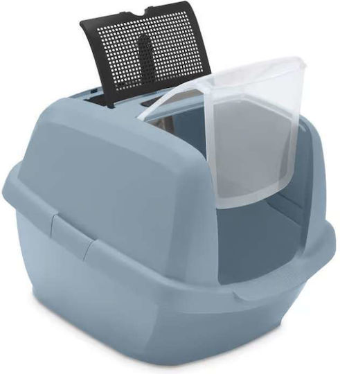 Imac Maddy Τουαλέτα Γάτας Κλειστή Γαλάζια Μ57 x Π43 x Υ41cm