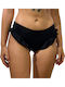 Bikini Slip Hohe Taille Total Black