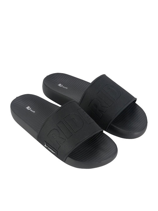 Rider Herren Slides Schwarz