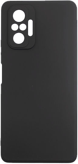 Umschlag Rückseite Silikon Schwarz (Honor X7a)
