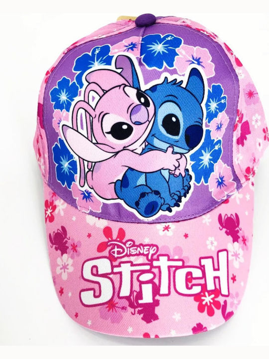 Setino Kids' Hat Jockey Fabric Sunscreen Pink