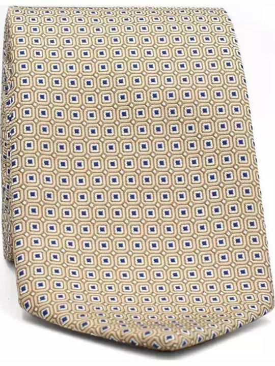 GM Men's Tie in Beige Color