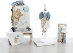 Bellissimo Baptism Set with Bear Subject