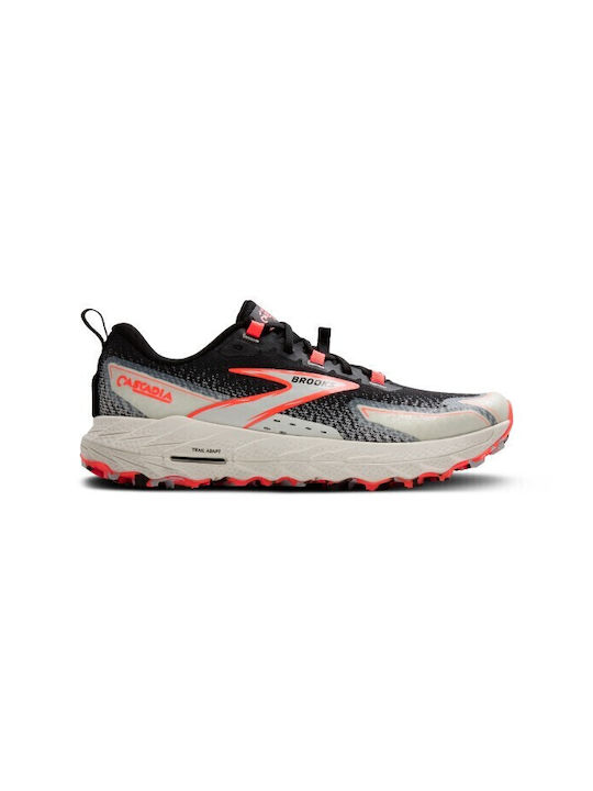 Cascadia 18 Sport Shoes Running Black / Blue Wash / Flame