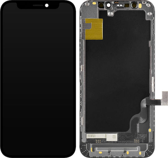 O ecran cu Mecanism Tactil pentru iPhone 12 Mini (Negru)
