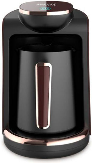 Sokany SK-0136 Greek Coffee Machine 550W with Capacity 250ml Black