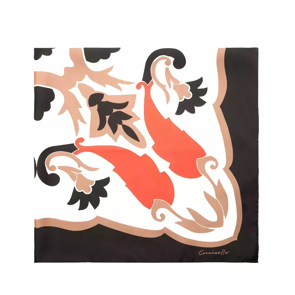 スカーフ COCCINELLE Woman Scarf Black E7SJY330101 M25 COCCINELLE: Neck scarf woman - Black | Coccinelle scarf