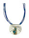 Voila Gold Plated Silver Turquoise Necklace