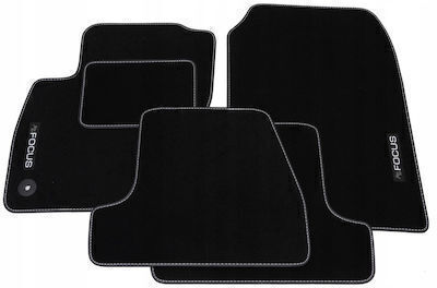 Me Premium Set of Front and Rear Mats 4pcs for Ford Focus 2010-2018 Black