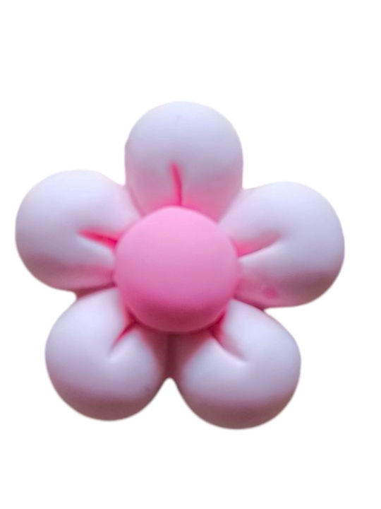 Shoe Charm Pink Flower Λουλούδι