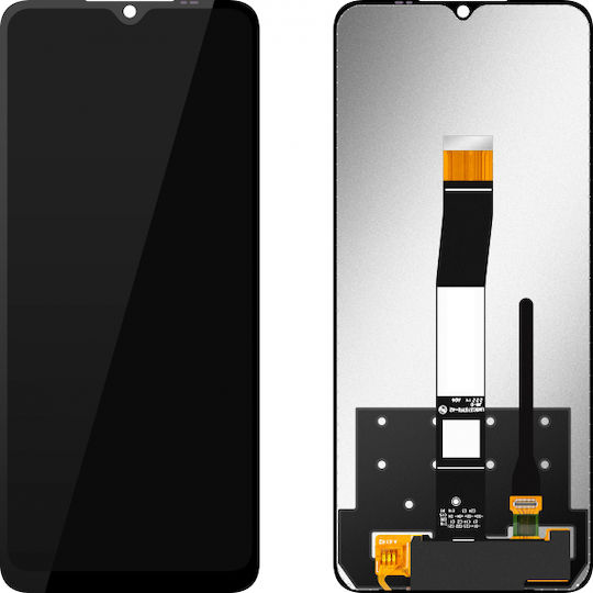 MP Screen with Touch Mechanism and Frame for Xiaomi Poco C40, Redmi 10 Power, 10C (Black)