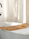 Tavă de cadă din bambus natural cu 7 compartimente 4 X 70 X 15.5 cm maro