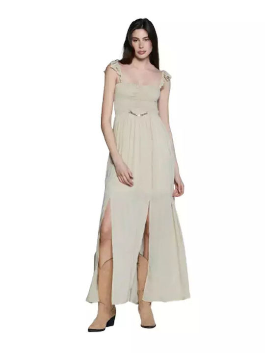 Summer Maxi Dress for Wedding / Christening Honey Peach