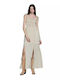 Summer Maxi Dress for Wedding / Christening Honey Peach