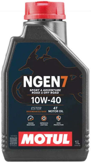 Motul Ngen 7 Motorcycle Oil for Four-Stroke Engines 10W-40 1lt