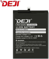 Deji Съвместима заместителна батерия 6000mAh за Xiaomi Redmi Note 9 Deji Съвместима заместителна батерия 6000mAh за Xiaomi Redmi Note 9