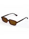 AV Sunglasses Logan Unisex Γυαλιά Ηλίου με Μπλε Κοκκάλινο Σκελετό και Μπλε Φακό 125-brown