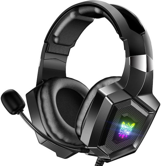 Onikuma K8 Over Ear Gaming Headset με σύνδεση 3.5mm / USB for PC