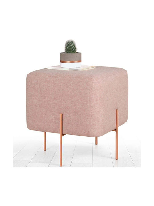 Табуретка Дневна стая Текстил Copper Pink 40x40...
