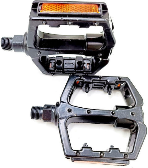 Barbieri Pnk Paar Aluminium-Pedale MTB-Trekking 9/16” Schwarz Ped/b249du