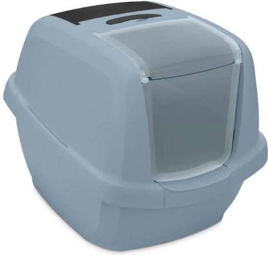 Imac Maddy Cat Toilet Closed Light Blue L62 x W49.5 x H47.5cm