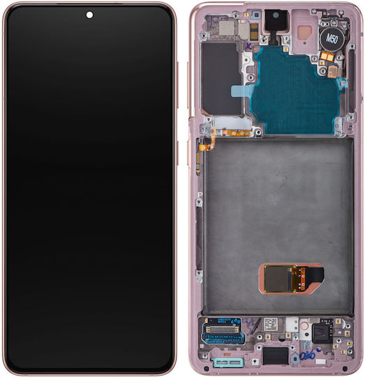 Samsung Screen with Touch Mechanism for Samsung Galaxy S21 5G G991 (Phantom Pink)
