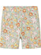 Kids Legging Cycling Short Aqua Gray