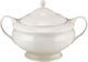 WM Collection Suppenterrine aus Porzellan Weiß 3500ml 1pcs