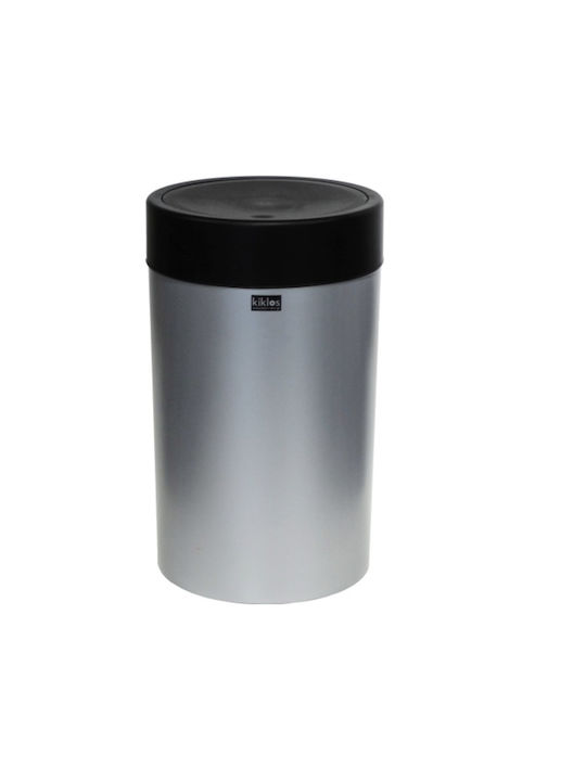 Viomes Waste Bin Waste made of Stainless Steel Silver 28lt 1pcs