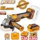 Ingco CAGLI271532 Τροχός 115mm Μπαταρίας Brushl...