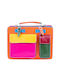 Leder Damentasche Handtasche Orange