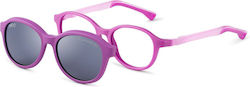 Nano Vista Nao3061146sc Polarized Clip-On Eyeglass Frames Women Rubber 46 Mm