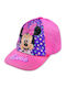 Cerda Kids' Hat Jockey Fabric Minnie Mouse Pink