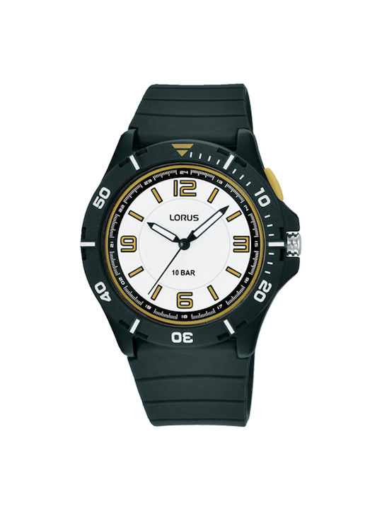Lorus Sports Men's Watch Battery with Black Rubber Strap