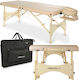 Habys eSpirit 70 Soft Touch K607 Wooden Portable Beige Massage and Physiotherapy Bed 184x70cm Moco Beige
