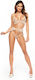 Beauty Night Fashion Rose 3 Piece Set Nude