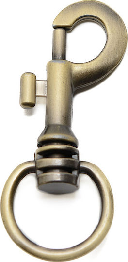 Metall-Karabinerhaken 8cm 2.5cm Bürstengürtel Bronze