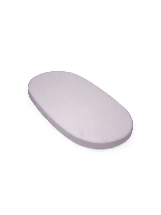 Stokke Sleepi V3 Baby Sheet Crib Cotton Fitted Lilac 70x136cm