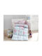 Homeline Baby Sheets Set Crib Cotton Light Blue 100x150cm 3pcs