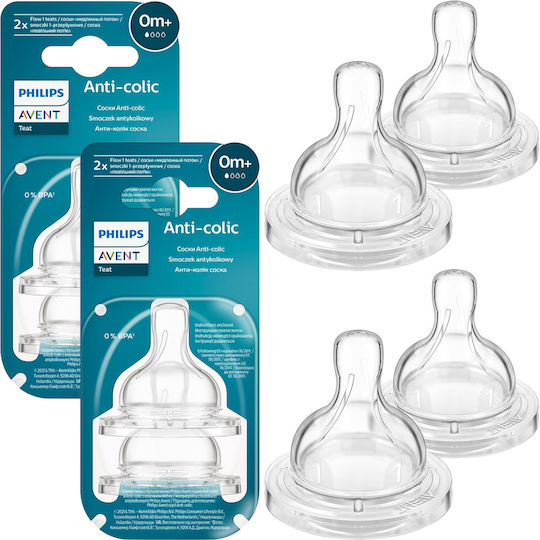 Philips Babyflaschensauger Normaler Fluss für 0+ Monate 2cm