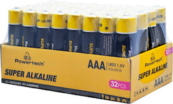 Powertech Super AAA 1.5V 32бр PT-1402 Powertech Super AAA 1.5V 32бр PT-1402