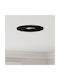 vidaXL Round Metallic Ceiling Spot with Built-in LED and Warm White Light Black 91x91cm 6pcs