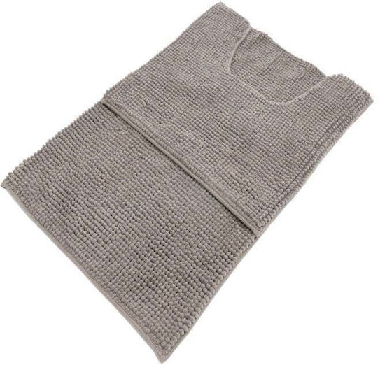 Domoletti Set Badematten Synthetisch,Polyester/Cotton/Leather Rechteckig